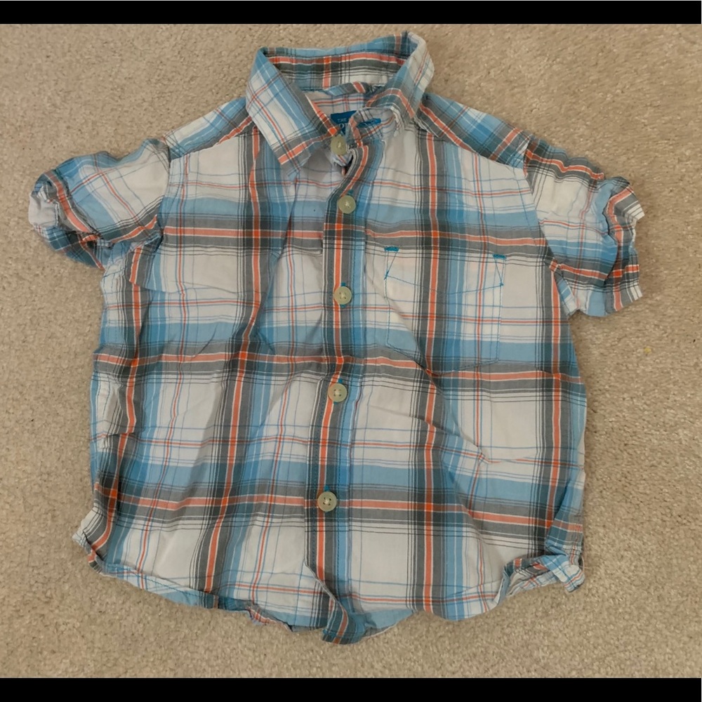 Children’s Place Toddler Plaid Button Down Shirt